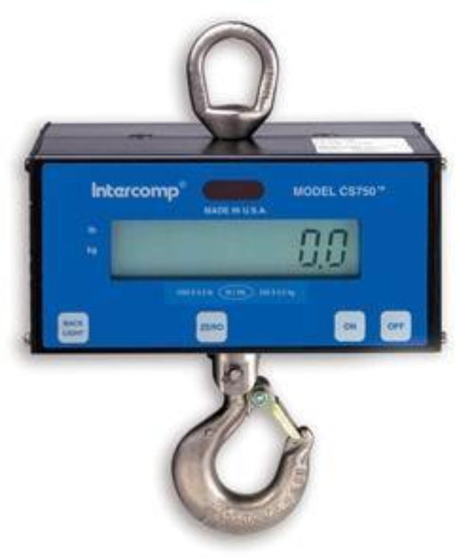 iDeal Intercomp CS750 Hanging Scale - 184255 NTEP (1000LB X .5LB) - 184255