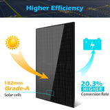 iDeal 370W Mono Black Perc Solar Panel FULL PALLET (32 PANELS)UL 61730 - SG-370WMBx32