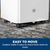 GE APPLIANCES APFD06JASW GE(R) 6,100 BTU Portable Air Conditioner with Dehumidifier and Remote, White - APFD06JASW-KT