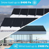 iDeal 370W Mono Black Perc Solar Panel FULL PALLET (32 PANELS)UL 61730 - SG-370WMBx32