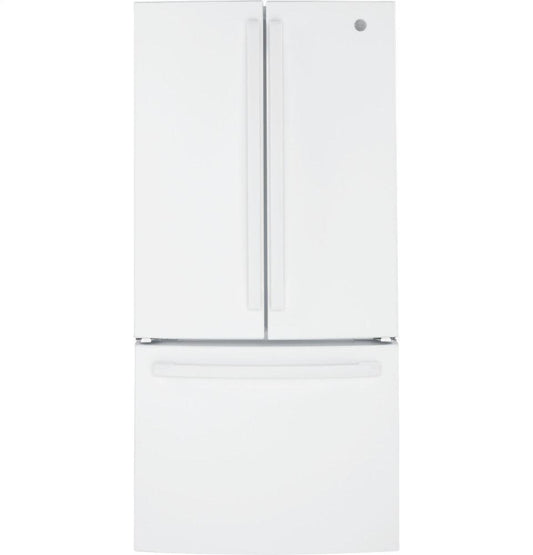 GE APPLIANCES GNE25JGKWW GE® ENERGY STAR® 24.7 Cu. Ft. French-Door Refrigerator - GNE25JGKWW-KT