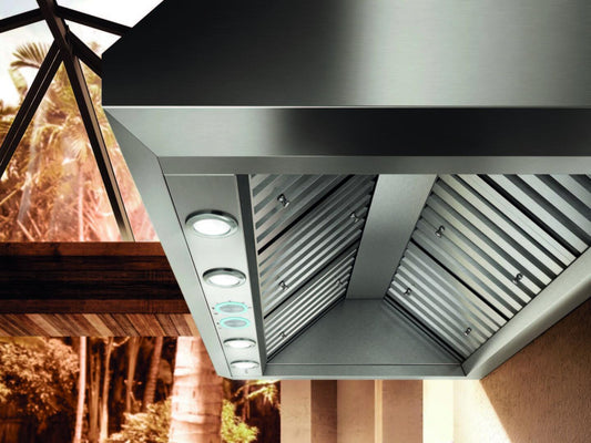 Elica - CAPRI - Elica Pro - 48" W x 32" D x 18" H, Stainless  - Outdoor Wall Mount Hoods - ECP148SS