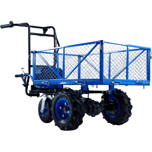 Landworks GUO026 48V Self-Propelled 500 lbs Capacity Electric Utility Wagon with Modular Cargo Bed New