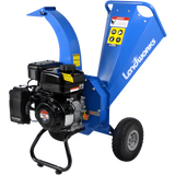 Landworks GUO033 7HP 212CC Gas Engine 3" Max Branch Diameter Wood Chipper and Shredder New