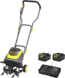 Powersmart Cordless Garden Tiller/Cultivator 40V 12 Inch (2) 4.0Ah Battery and Charger New - PS76221A