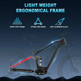FREESKY Eurostar M-410 1000 w Mountain Ebike 4 Fat Tire Electric Fat Tire Mountain eBike - FREES|MOUNT|RED|0101