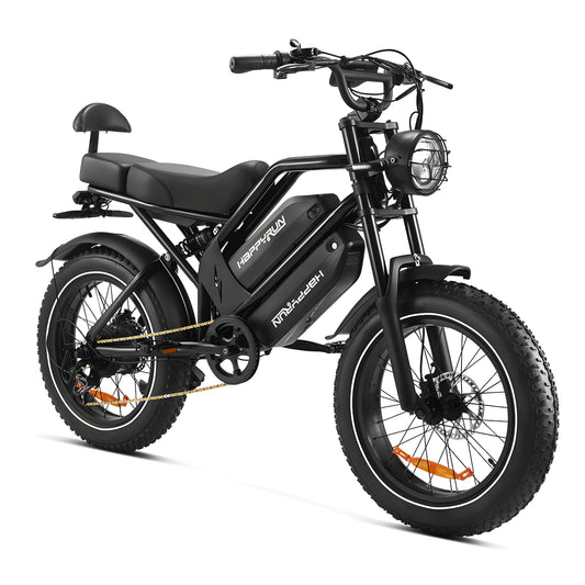 2025 HappyRun 1000W Dual Battery Fast Electric Cargo Bike - G70