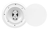 PYLE PWRC82 400W 8" 2 Way Indoor/Outdoor Waterproof Ceiling Speaker (8 Pack) - 110000