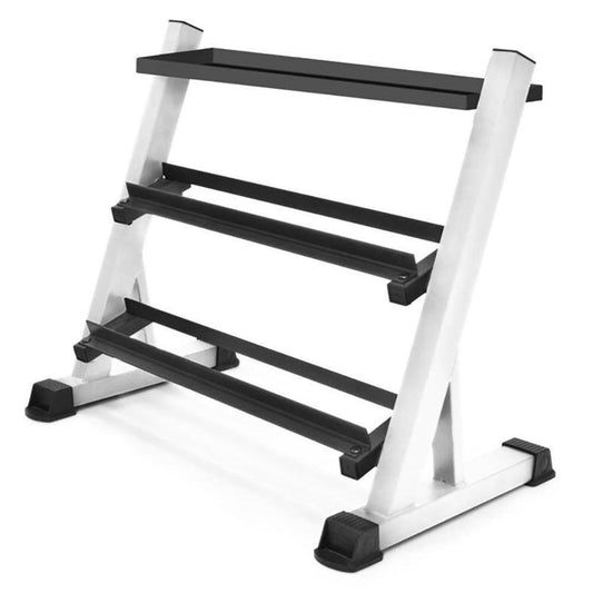 Marcy 3 Tier Free Weight/Dumbbell Storage Rack Stand for Home and Gyms (2 Pack) - 110680