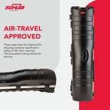 SKB Cases ATA Deluxe Hard Plastic Storage Wheeled Golf Bag Travel Case (2 Pack) - 111077