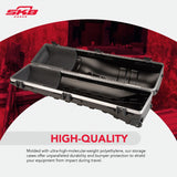 SKB Cases ATA Deluxe Hard Plastic Storage Wheeled Golf Bag Travel Case (2 Pack) - 111077