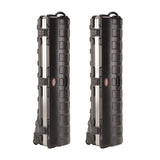 SKB Cases Deluxe ATA Hard Plastic Storage Wheeled Cart Golf Travel Case, 2 Pack - 121236