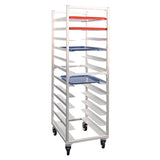 New Age 1305 Mobile Universal 20.875"W x 67"H x 27"D Pan Rack with Open Frame - NW1305