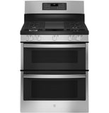 GE APPLIANCES JGBS86SPSS GE(R) 30" Free-Standing Gas Double Oven Convection Range - JGBS86SPSS-KT