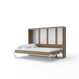 Maxima House Horizontal Murphy Bed INVENTO, European Full XL Size with mattress - IN-04W