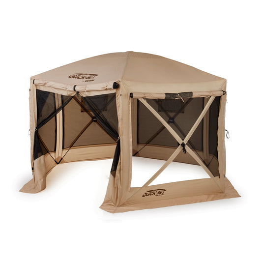Clam Quick Set Pavilion Portable Canopy + 150 x 150 Inch Floor Tarp Attachment - 149379