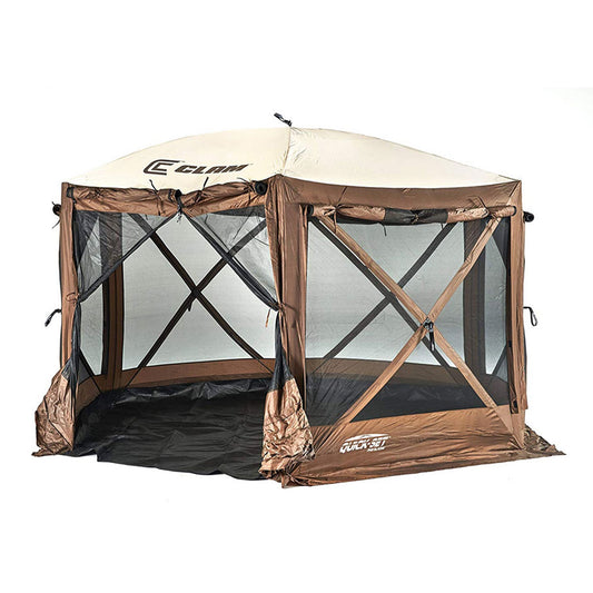 Clam Quick Set Pavilion Portable Canopy + 150 x 150 Inch Floor Tarp Attachment - 149379