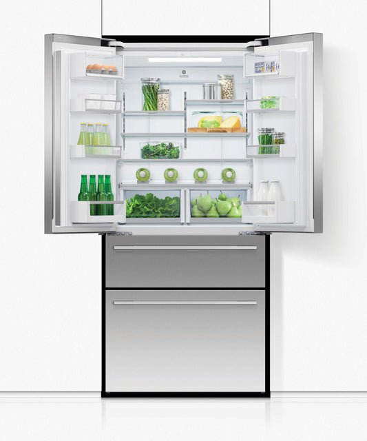 FISHER & PAYKEL RF172GDUX1 Freestanding French Door Refrigerator Freezer, 32", 16.8 cu ft, Ice & Water - RF172GDUX1-KT