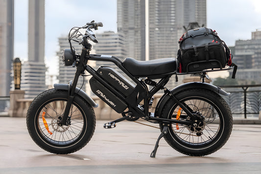 2025 HappyRun 1000W Dual Battery Fast Electric Cargo Bike - G70