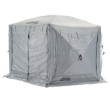 CLAM Quick-Set Pavilion 12.5 x 12.5 Foot Portable Outdoor Canopy Shelter, Gray - 154690