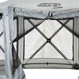 CLAM Quick-Set Pavilion 12.5 x 12.5 Foot Portable Outdoor Canopy Shelter, Gray - 154690