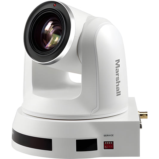 Marshall CV612HT-4KW 4K PTZ Cameras with HDBaseT and HDMI (White) -  CV612HT4KW