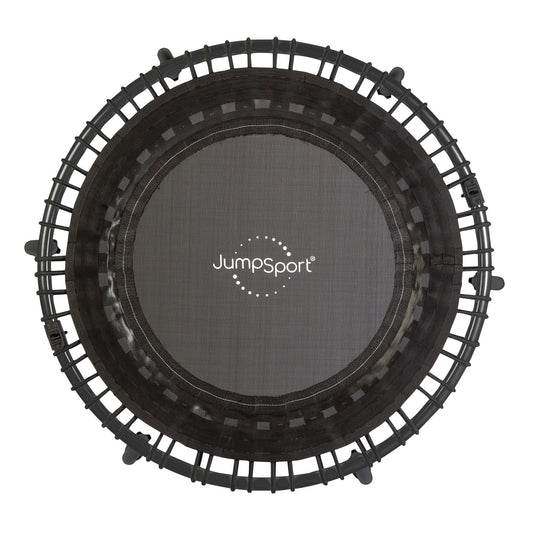 JumpSport 350f Indoor Lightweight 39-Inch Folding Fitness Trampoline, Black - 168414