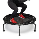 JumpSport 350 PRO Indoor Lightweight 39" Round Fitness Trampoline with 4 Videos - 168417