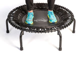 JumpSport 350 PRO Indoor Lightweight 39" Round Fitness Trampoline with 4 Videos - 168417