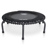 JumpSport 370 PRO Indoor Heavy Duty Lightweight 39 In Fitness Trampoline, Black - 168418