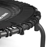 JumpSport 370 PRO Indoor Heavy Duty Lightweight 39 In Fitness Trampoline, Black - 168418