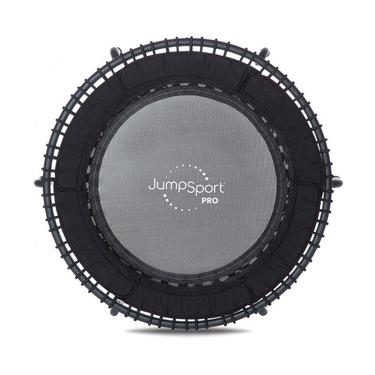 JumpSport 570 PRO Indoor Durable Lightweight 44-Inch Fitness Trampoline, Black - 168420