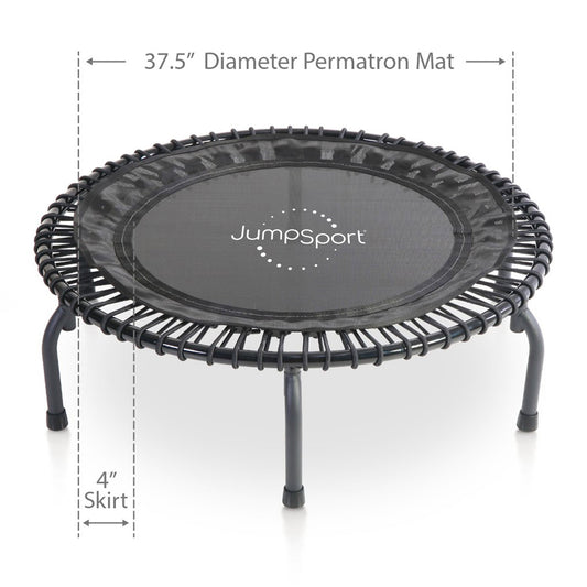 JumpSport 430 44-Inch In-Home Rebounder Fitness Trampoline with Workout DVDs - 168421