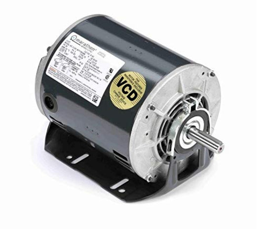 Marathon Electric MG140 Marathon G140 56 Frame Open Drip Proof 56T17D5345 Belt Drive Motor 1/2 hp 208-230/460 VAC - MG140