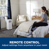 GE APPLIANCES APFD06JASW GE(R) 6,100 BTU Portable Air Conditioner with Dehumidifier and Remote, White - APFD06JASW-KT