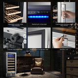 BODEGAcooler 15" 26 Bottles Small Wine Refrigerator