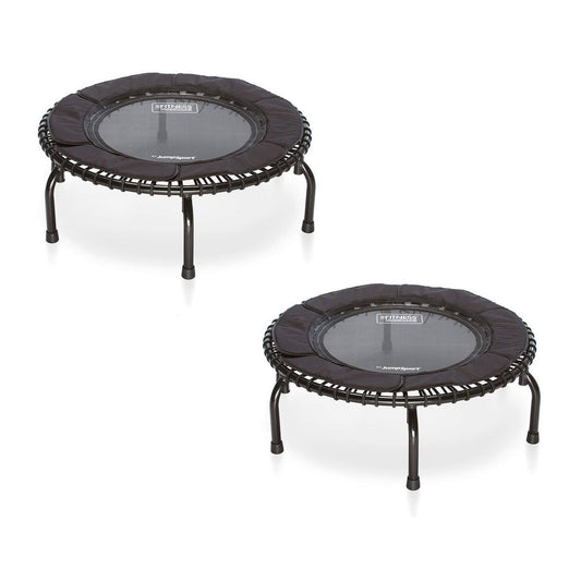 JumpSport 250 Fitness Rebounder Mini Trampoline In Home Cardio Fitness (2 Pack) - 173133
