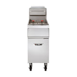 Vulcan 1GR65M-1C 65-70 Lb. Natural Gas Floor Fryer - 150,000 BTU - S-HOB1GR65M1CNG