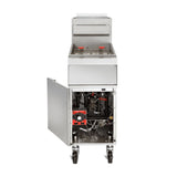 Vulcan 1GR65M-1C 65-70 Lb. Natural Gas Floor Fryer - 150,000 BTU - S-HOB1GR65M1CNG