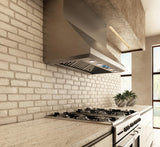 Elica - CALABRIA - Elica Pro - 30" W x 25" D x 18" H, 600 CFM, Stainless - Wall Mount Hoods- ECL630S4