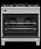 FISHER & PAYKEL OR36SDG6X1 Dual Fuel Range, 36", 5 Burners, Self-cleaning - OR36SDG6X1-KT
