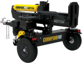 Champion 201091 Pro 40-Ton Log Splitter Horizontal/Vertical Full Beam Gas With Auto Return New - 201091