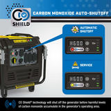 Champion&nbsp; 7000W/8500W Generator Dual Fuel Gas Propane Inverter Low THD CO Shield Electric Start New - 201175