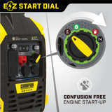 Champion 1850W/2500W Generator Dual Fuel Gas Propane Inverter Low THD CO Shield New - 201183