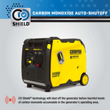 Champion  3500W/4500W Inverter Generator Gas RV and Parallel Ready CO Shield Remote Start New - 201184