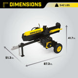 Champion -37-Ton Log Splitter Horizontal/Vertical Full Beam Gas with Auto Return New - 201314