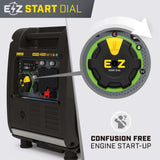 Champion 2001319 3500W/4500W Generator Dual Fuel Inverter Electric Start with CO Shield New - 201319