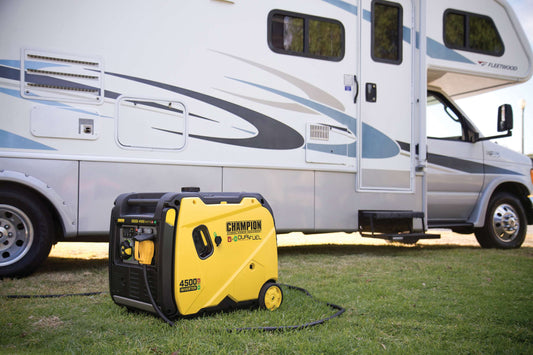 Champion 2001319 3500W/4500W Generator Dual Fuel Inverter Electric Start with CO Shield New - 201319