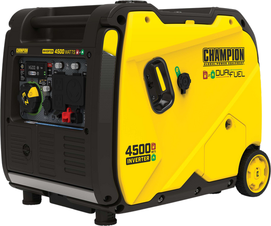 Champion 2001319 3500W/4500W Generator Dual Fuel Inverter Electric Start with CO Shield New - 201319