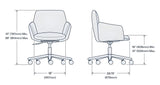 Poppy Guest Chair with Sled Base - BP01252